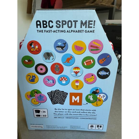 ABC Spot Me memory game - Mudpuppy - NEW IN BOX - Picture 2 of 2